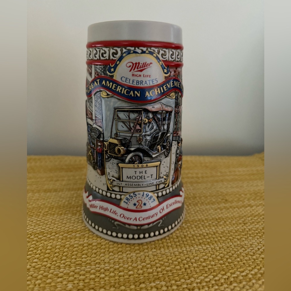 Miller High Life Great American Achievements Stein, 1855 - 1987, Series 2 - Picture 5 of 11